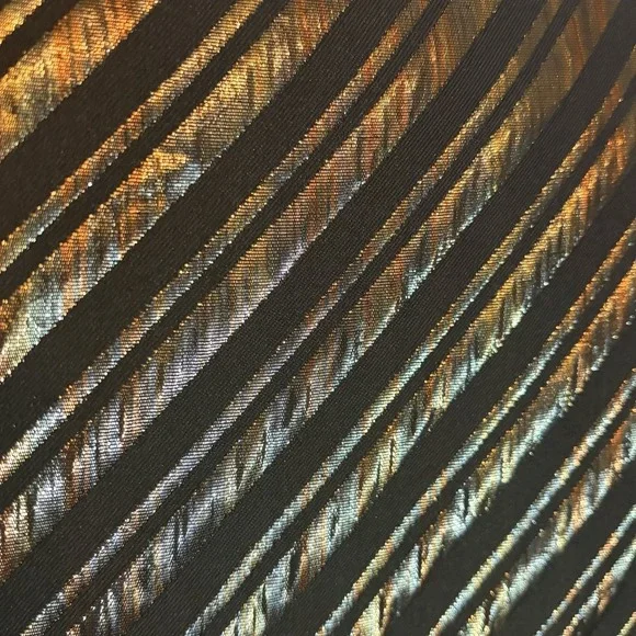 Jaeger Vintage Metallic Pinstripe Blazer Made in Great Britain US 10 - Picture 6 of 13